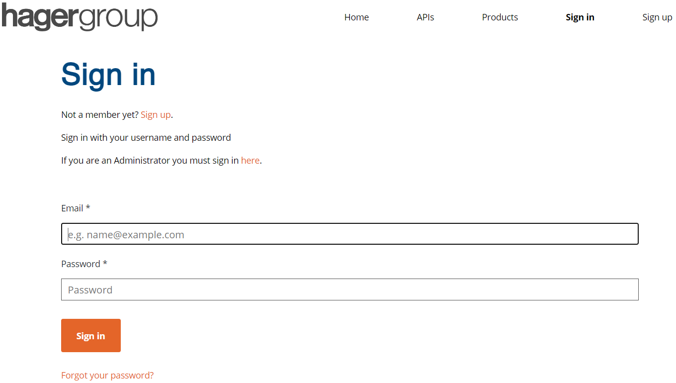 Fig 2: Dev portal account creation